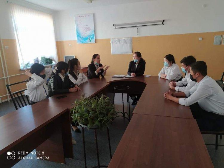 Мектеп парламентінің кезекті жиналысы өткізілді.