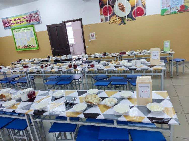 Брокераждық комиссия мүшелері мектем асханасына жүйелі түрде зерделеу жасауда